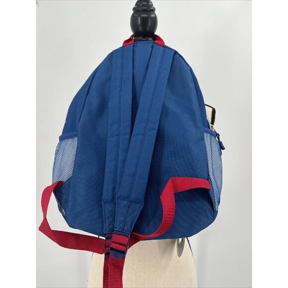 Wonder Nation Blue/Red Backpack Padded Adjustable Straps Net Pockets On Side NWT - Picture 7 of 7